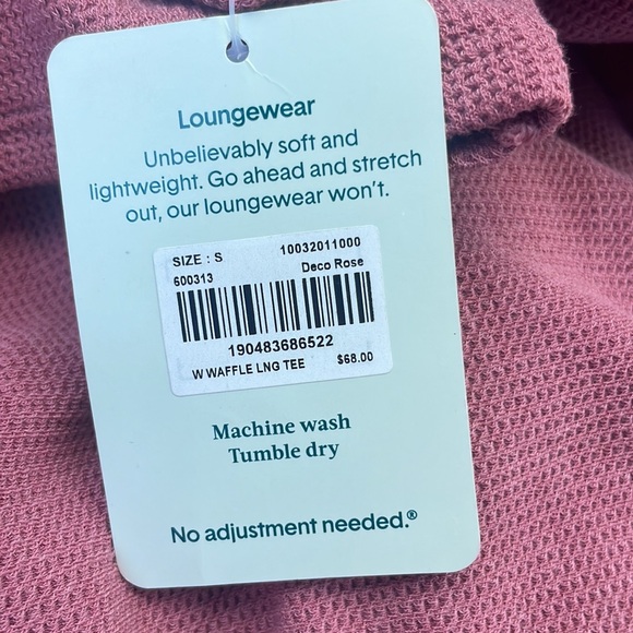 NWT! Tommy John ‘waffle lounge tee’. Small (2 colors). L. $68 - Picture 11 of 16